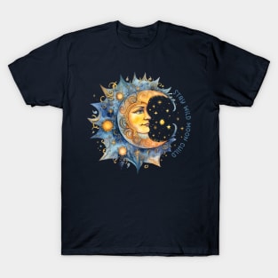 Celestial Sun and Moon C T-Shirt